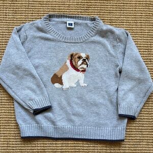 2T Cotton Bulldog Sweater